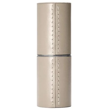 La Bouche Rouge Beige Leather Lipstick Case