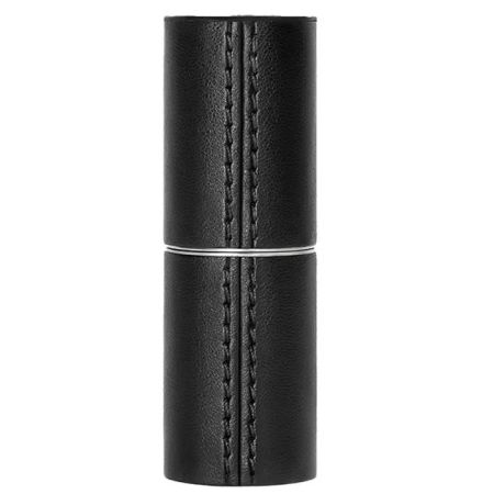 La Bouche Rouge Black Leather Lipstick Case