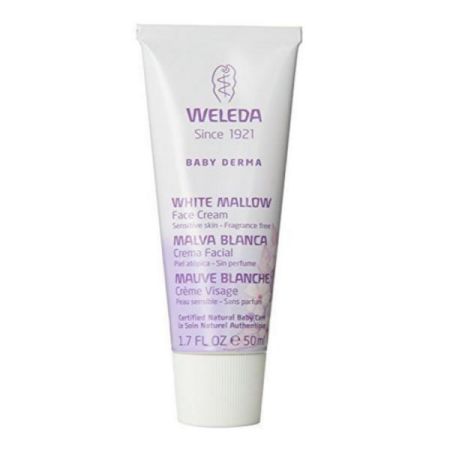 Weleda Crème Protectrice Visage À La Mauve Blanche 50ml