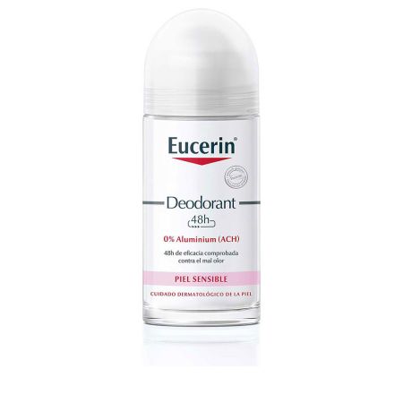 Eucerin Deodorant Roll On 0% Aluminium Peau Sensible 50ml