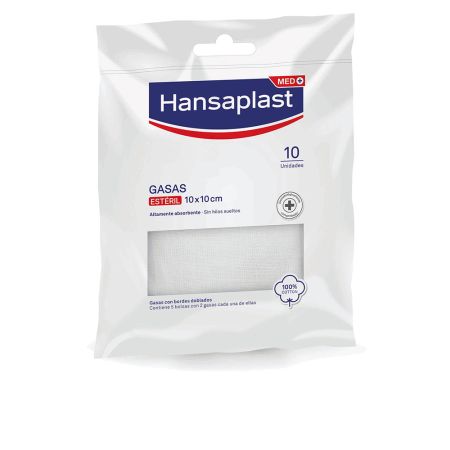 Hansaplast Compresses De Gaze Souple 10U 10x10cm