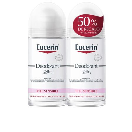 Eucerin Déodorant Roll On  Peaux Sensibles 2x50ml