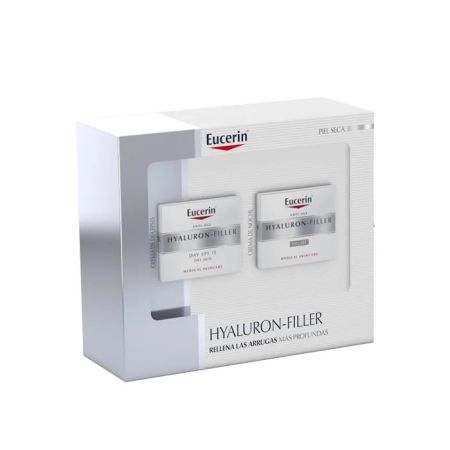 Eucerin Hyaluron Filler Crème de Jour pour Peau très Sèche Spf 15 50ml Coffret 2 Pièces