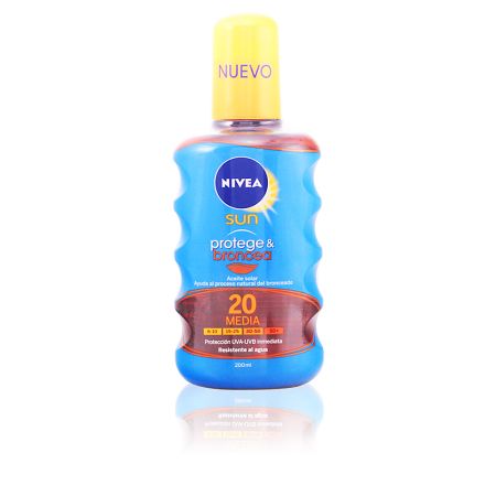 Nivea Sun Huile Sèche Protect And Bronze Spf20 200ml