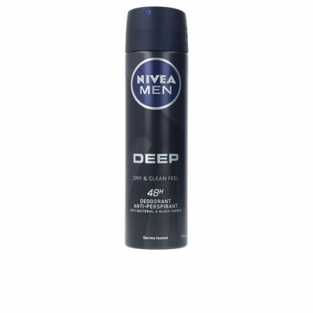 Nivea Men Deep Black Carbon Déodorant Vaporisateur 150ml