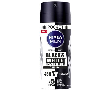 Nivea Men Black & White Invisible Original Déodorant Vaporisateur 100ml