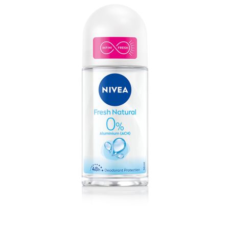 Nivea Fresh Natural 0% Roll On Déodorant 50ml