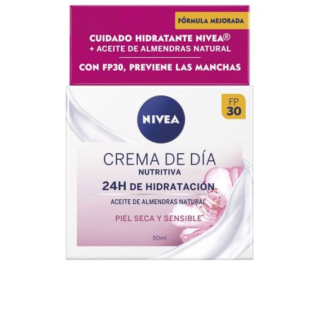 Nivea Nourishing Day Cream 24h Hydration Dry And Sensitive Skin 50ml