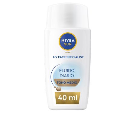 Nivea Sun Fluido Diario Protección Facial Spf50 Tono Medio 40ml