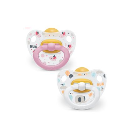 Nuk Star Latex Pacifier 0–6 Months 2 Units