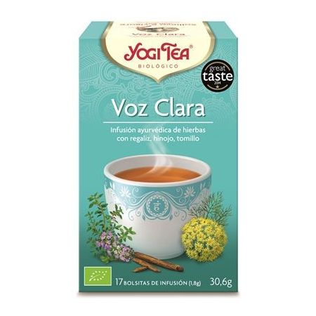 Yogi Tea Voz Clara 17 Bolsitas