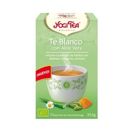 Yogi Tea Te Blanco Con Aloe Vera 17 Filtros