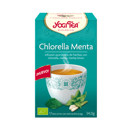 Yogi Tea Chlorella Menta 17 Bolsitas