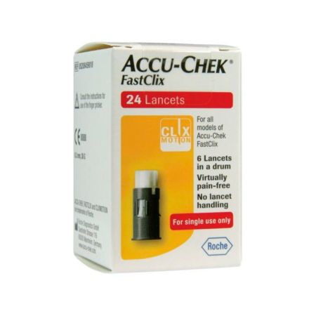 Accu-Chek Fastclix Lancettes 24U  