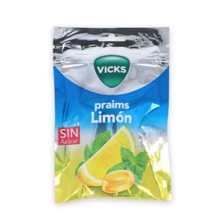 Vicks Bonbon Dur Citron avec Menthol 1 Sachet 72g