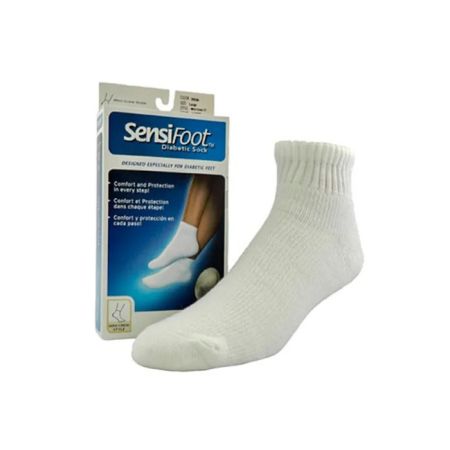 Jobst Sensifoot Chaussettes Courtes pour le Diabète Blanc T/L