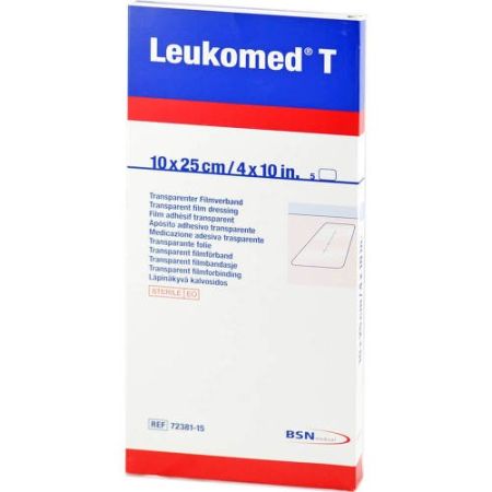 Leukomed T Apósito Transparente 10x25 Cm 5 Unidades Bsn Medical