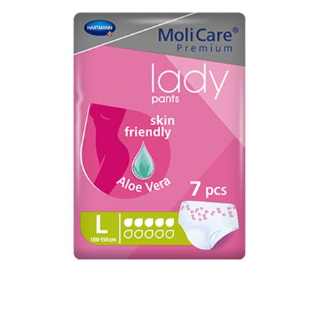 Hartmann Pants Women 5 Gotas Pañal Femenino Talla L 7 Unidades Molicare
