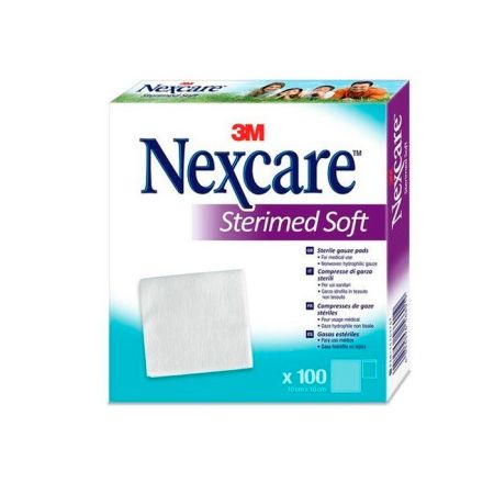 Nexcare Sterimed Soft Gazes Stériles 10x10m