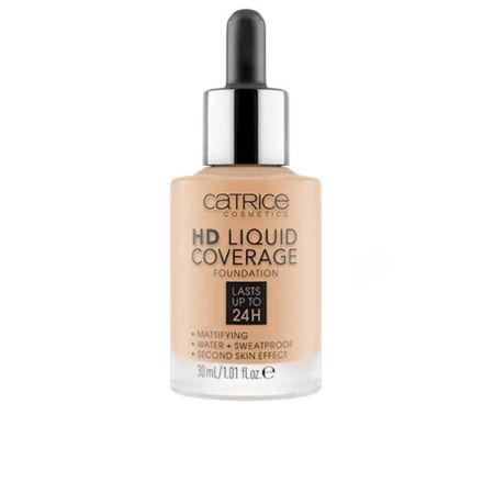 Catrice Hd Liquid Coverage Foundation Lasts Up to 24h 032-Nude Beige 30ml