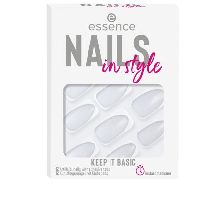 Essence Cosmetics Nails In Style Uñas Artificiales 15-Keep It Basic 12 U
