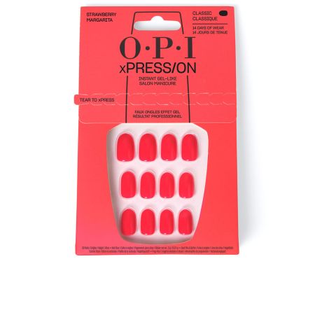 Opi Xpress-On Uñas Artificiales Tonos Icónicos Strawberry Margarita 30 U