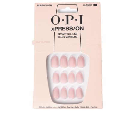 Opi Xpress-On Uñas Artificiales Tonos Icónicos Bubble Bath 30 U