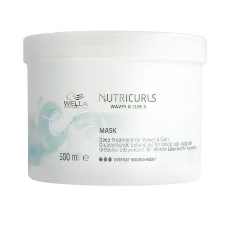 Sebastian Professional Nutricurls Mascarilla Cabello Con Rizos y Ondas 500ml