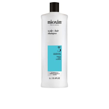 Nioxin Sistema 3 - Champú - Cabello Teñido y Dañado Con Debilitamiento Leve 1000ml