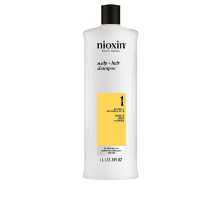 Nioxin Sistema 1 - Champú - Cabello Natural Con Debilitamiento Leve 1000ml