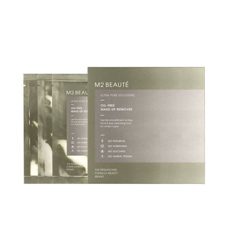 M2 Beauté Oil Free Eye Make Up Remover Sachets 80g