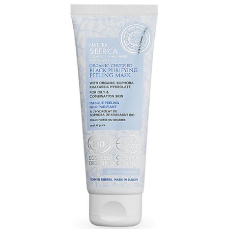 Natura Siberica Masque Peeling Noir Purifiant 75ml