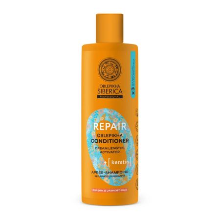 Natura Siberica Repair Keratin Acondicionador Cabello Seco 400ml