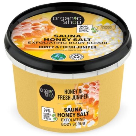 Organic Shop Sauna Exfoliante Corporal Sal Miel 250ml