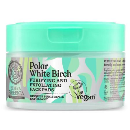 Natura Siberica Disques Purifiants Exfoliants 20 Unité