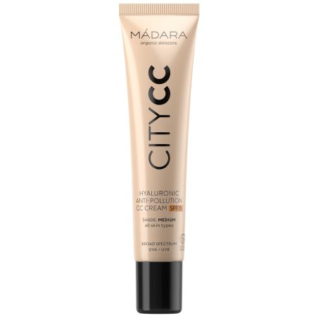 Mádara CityCC Hyaluronic Anti-Pollution CC Cream Spf15 Medium 40 ml
