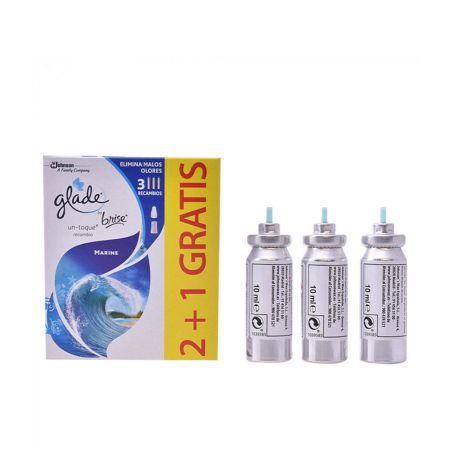 Glade Un Toque Ambientador Recambio Marine 3 Piezas