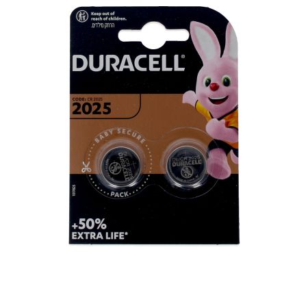 Duracell Lithium Button Battery 3V 2025 DL/CR2025 2 Units