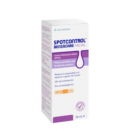 Benzacare Spotcontrol Crème Hydratante pour le Visage Spf30 50ml  