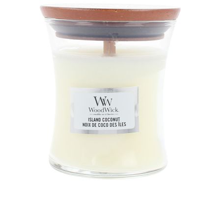 Woodwick Mini Vela Island Coconut 85g