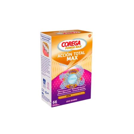 Corega Power Max Total Action Max Usage Quotidien 66 Comprimés