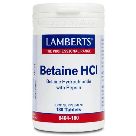 Lamberts Betaina Hcl 324 Mg 180 Tabs