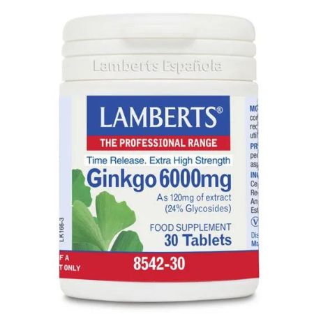 Lamberts Ginkgo Biloba 6000 Mg 60 Tabs