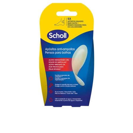 Dr. Scholl Pansements Anti-Ampoules Grands Pour Talon - 5 Unités