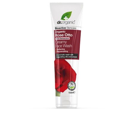 Dr Organic Rose Otto Crème Nettoyant Visage 150ml
