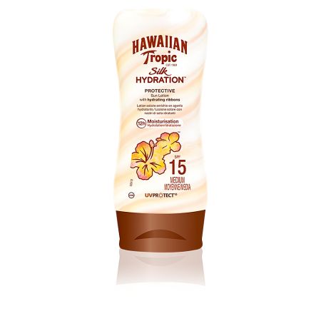 Hawaiian Tropic Silk Hydration Protective Sun Lotion Spf15 180ml
