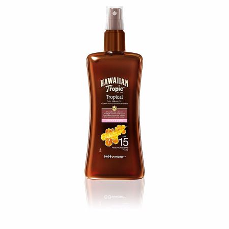 Hawaiian Tropic Protective Dry Spray Oil Spf15 Medium 200ml