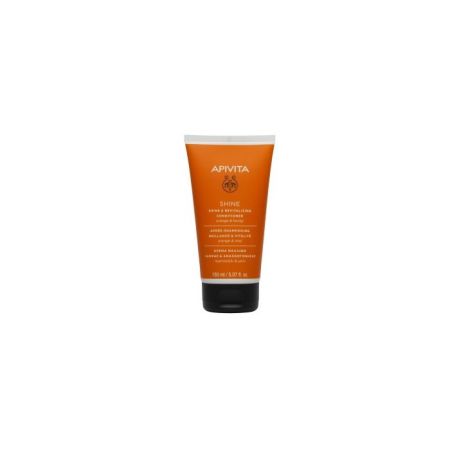 Apivita Après-shampoing Brillance & Vitalité Pour Tous Types Fe Cheveux Avec Orange & Miel 150ml