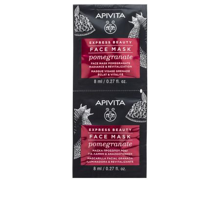 Apivita Revitalizing And Radiance Mask With Pomegranate 2x8ml