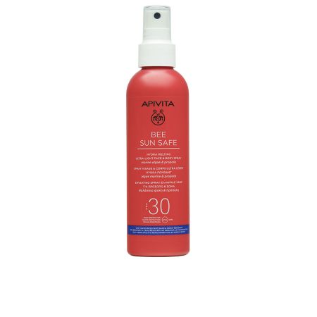 Apivita Bee Sun Safe Hydra Fondant Visage & Corps Spray SPF30 Ultra-lége 200ml